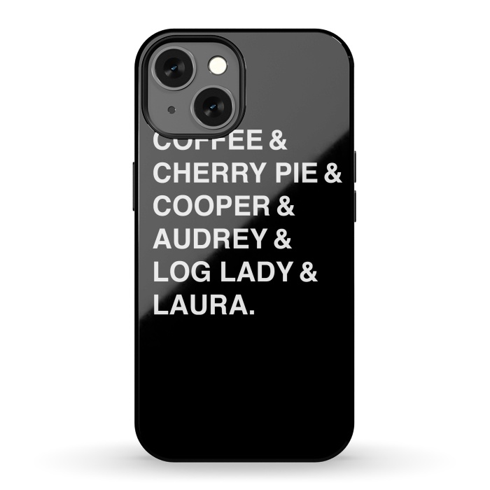 iPhone 13 StrongFit Twin Peaks Coffee & Cherry  by Alisterny