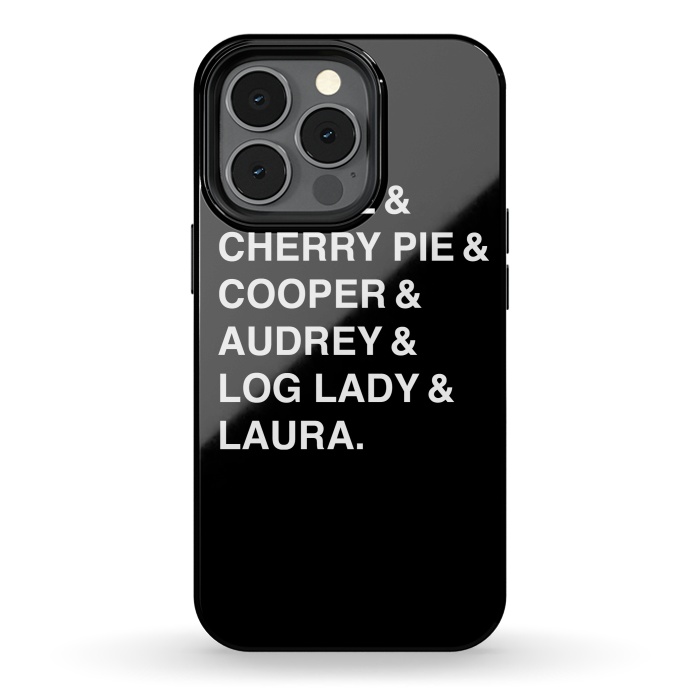 iPhone 13 pro StrongFit Twin Peaks Coffee & Cherry  by Alisterny