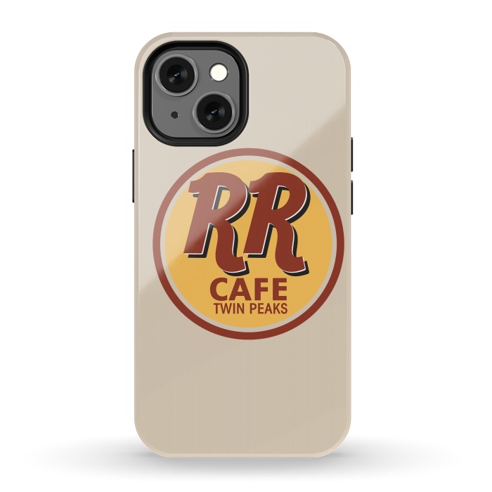 iPhone 13 mini StrongFit Twin Peaks RR Cafe by Alisterny