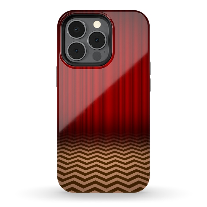iPhone 13 pro StrongFit Twin Peaks Red Room by Alisterny
