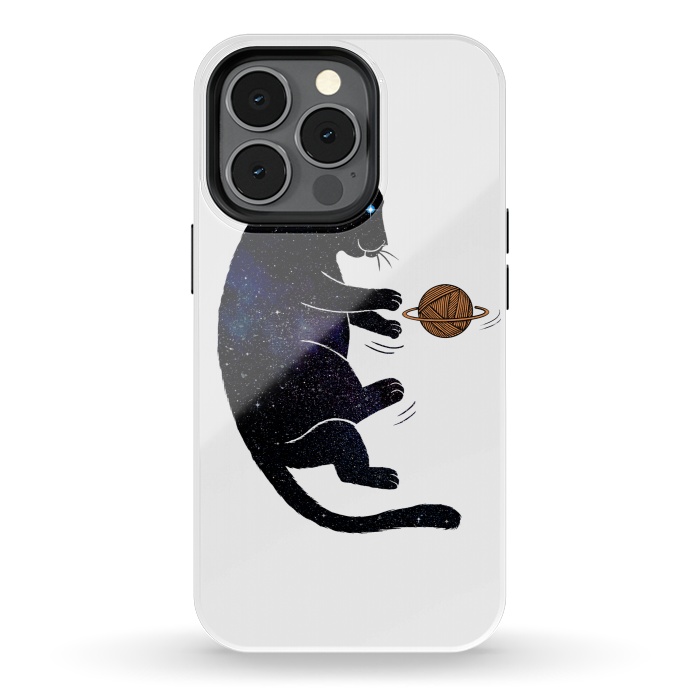 iPhone 13 pro StrongFit Cat Universe by Coffee Man