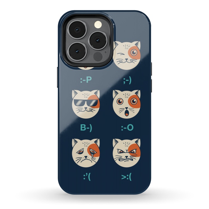 iPhone 13 pro StrongFit Cat Emoticon by Coffee Man
