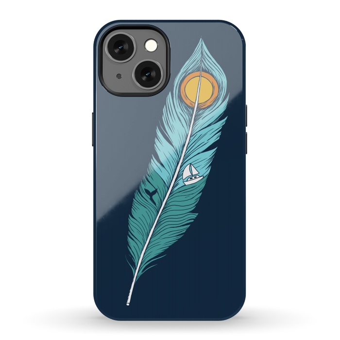 iPhone 13 StrongFit Feather Landscape by Coffee Man