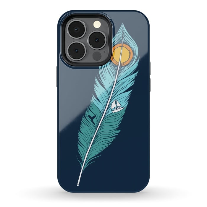 iPhone 13 pro StrongFit Feather Landscape by Coffee Man