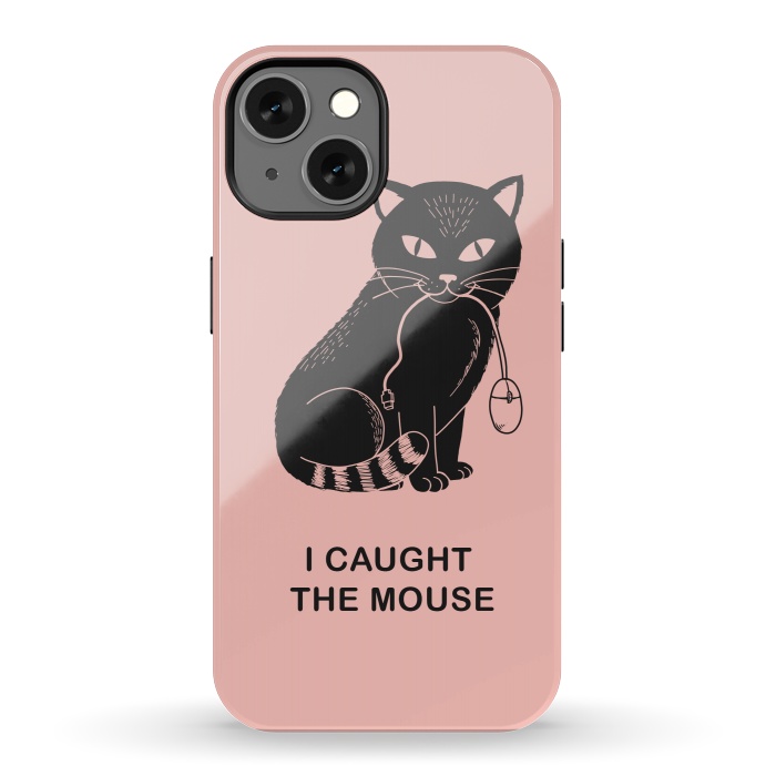 iPhone 13 StrongFit I caugth the mouse rose by Coffee Man