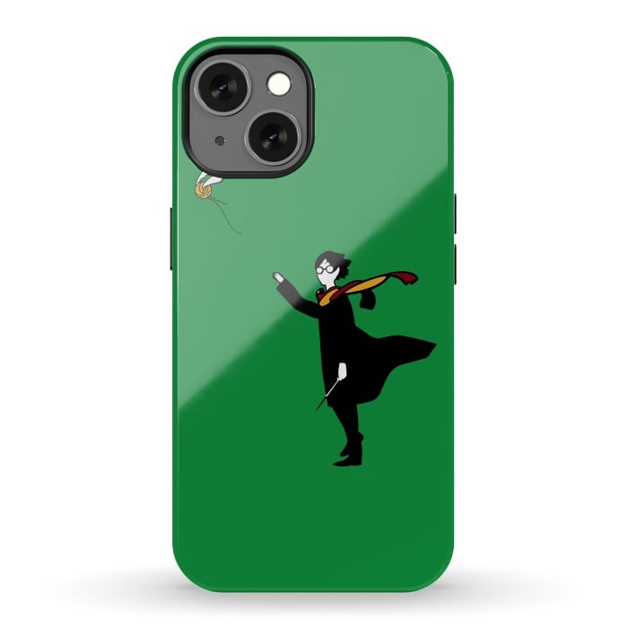iPhone 13 StrongFit Harry Potter Banksy Balloon by Alisterny