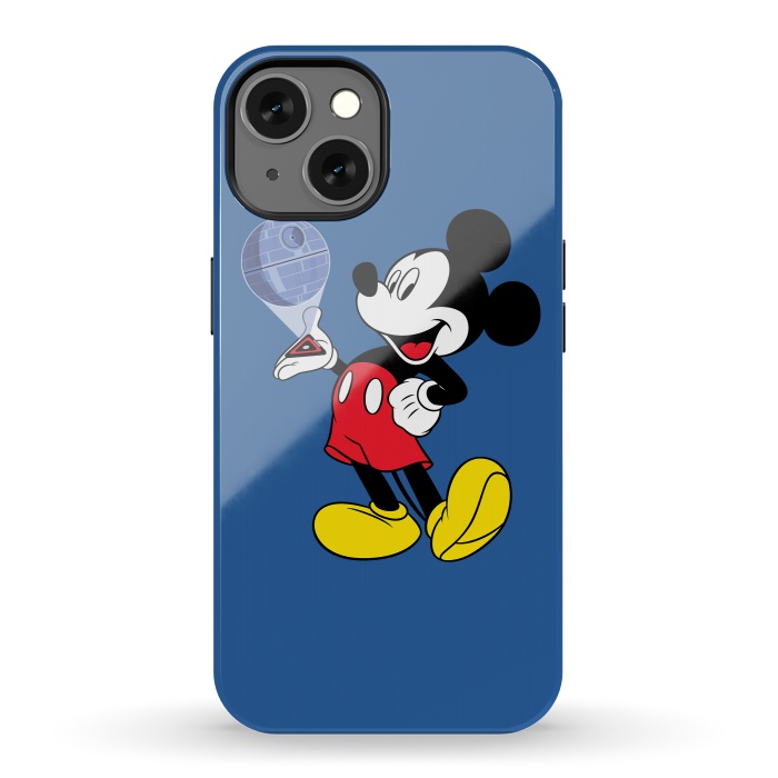 iPhone 13 StrongFit Mickey Mouse Death Star Plans Star Wars by Alisterny