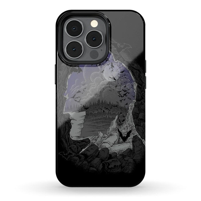 iPhone 13 pro StrongFit Bat Cave by Branko Ricov