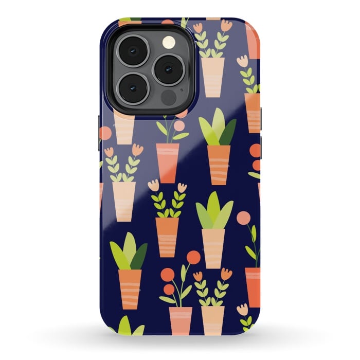iPhone 13 pro StrongFit little garden by Edith May