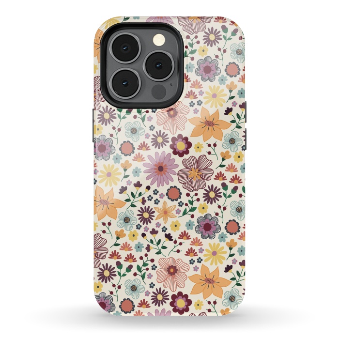 iPhone 13 pro StrongFit Wild Bloom by TracyLucy Designs