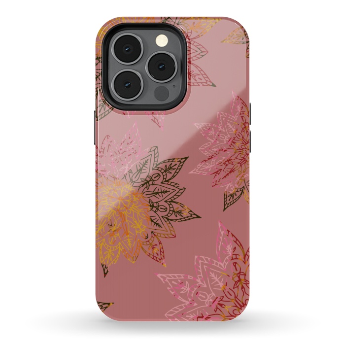 iPhone 13 pro StrongFit Rainbow Henna by Zala Farah