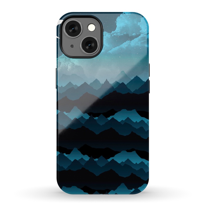 iPhone 13 StrongFit Midnight Blue by Elizabeth Dioquinto