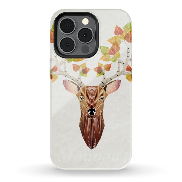 iPhone 13 pro StrongFit deer autumn by Manoou