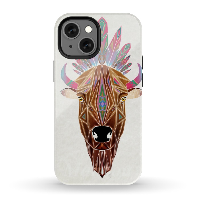 iPhone 13 mini StrongFit bison by Manoou