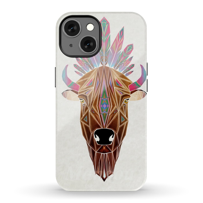 iPhone 13 StrongFit bison by Manoou