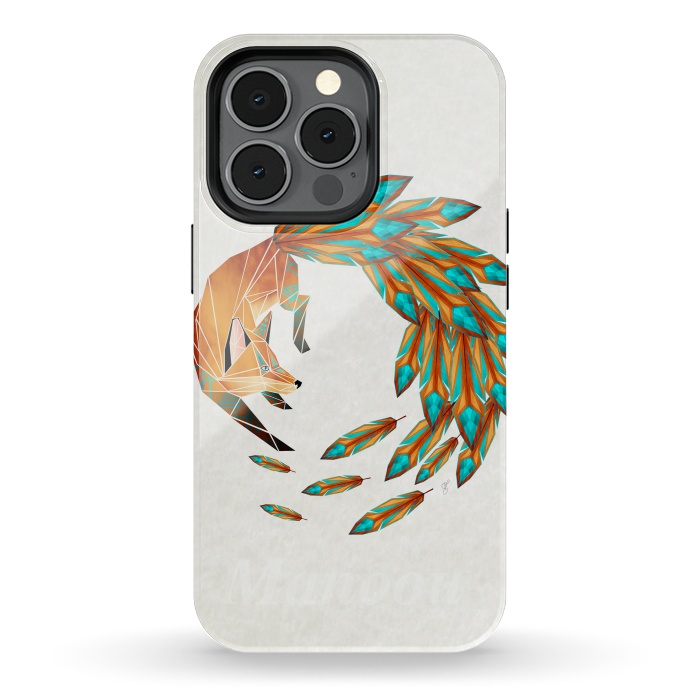 iPhone 13 pro StrongFit fox cercle by Manoou