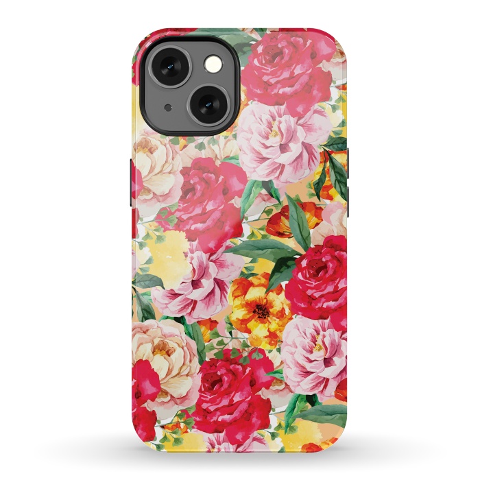 iPhone 13 StrongFit Red Roses by Rossy Villarreal