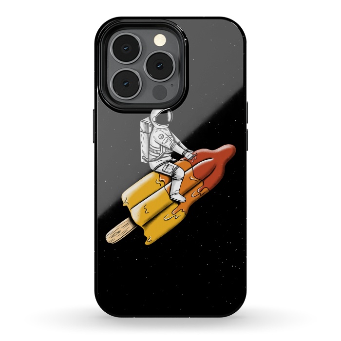 iPhone 13 pro StrongFit Astronaut Melted Rocket by Coffee Man
