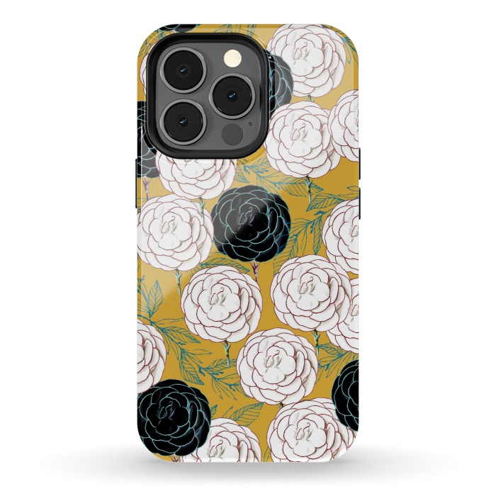 iPhone 13 pro StrongFit Carnations by Uma Prabhakar Gokhale
