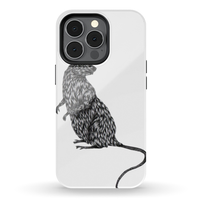 iPhone 13 pro StrongFit Little Rat by ECMazur 