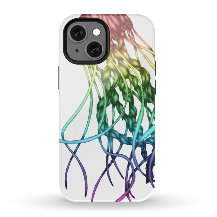 iPhone 13 mini StrongFit Rainbow Jelly by ECMazur 