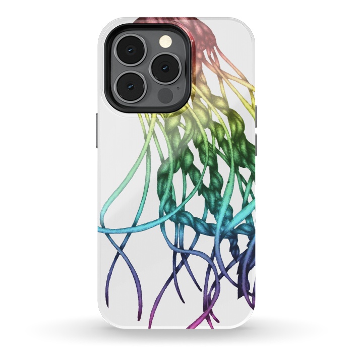 iPhone 13 pro StrongFit Rainbow Jelly by ECMazur 
