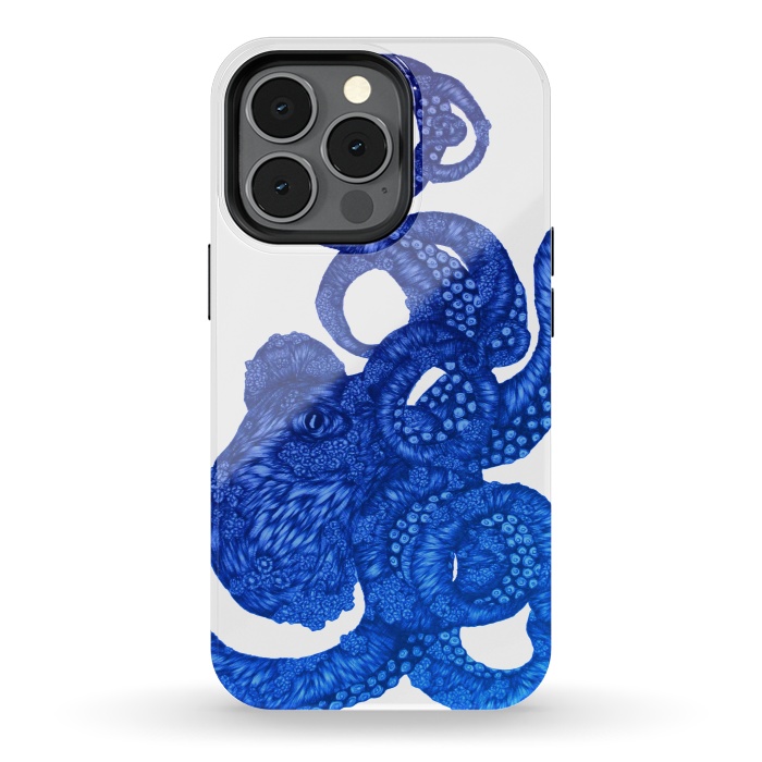 iPhone 13 pro StrongFit Ombre Octopus by ECMazur 