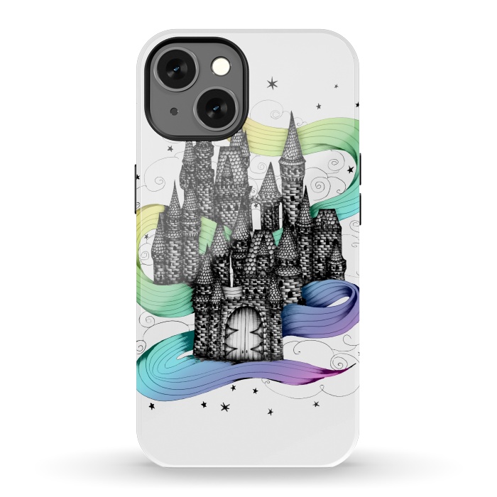 iPhone 13 StrongFit Super Magic Rainbow Dream Castle by ECMazur 