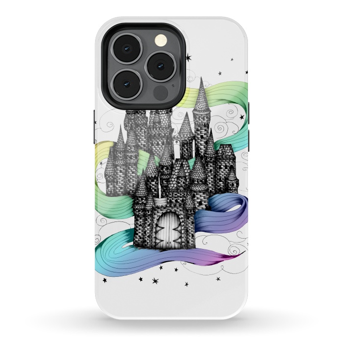 iPhone 13 pro StrongFit Super Magic Rainbow Dream Castle by ECMazur 
