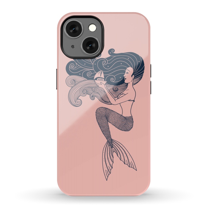 iPhone 13 StrongFit Mermaid Rose by Coffee Man
