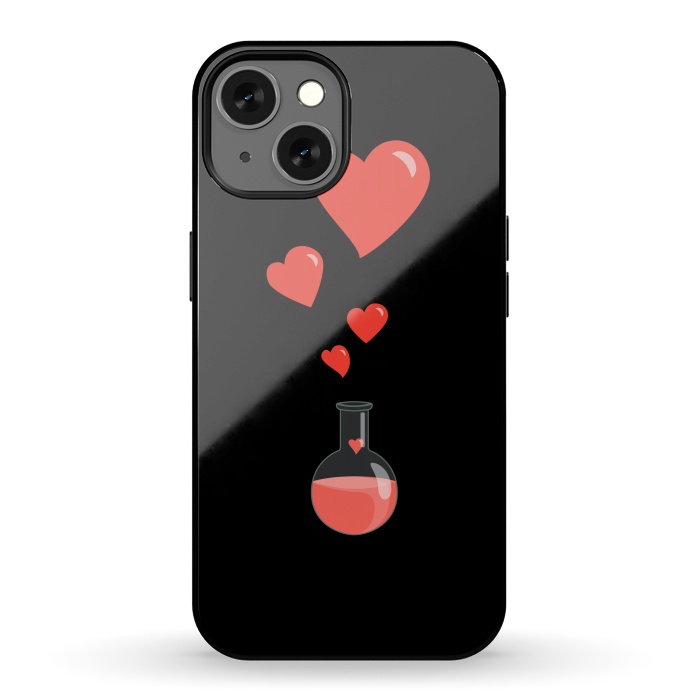 iPhone 13 StrongFit Flask Of Hearts Love Chemistry by Boriana Giormova