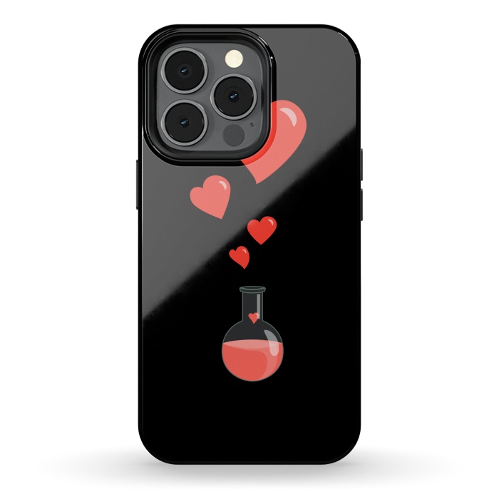 iPhone 13 pro StrongFit Flask Of Hearts Love Chemistry by Boriana Giormova