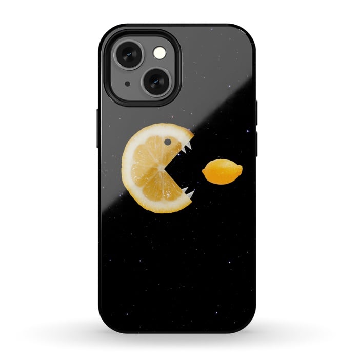 iPhone 13 mini StrongFit Hungry Crazy Lemons by Boriana Giormova