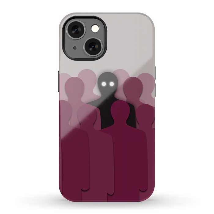 iPhone 13 StrongFit Different And Alone In Crowd by Boriana Giormova