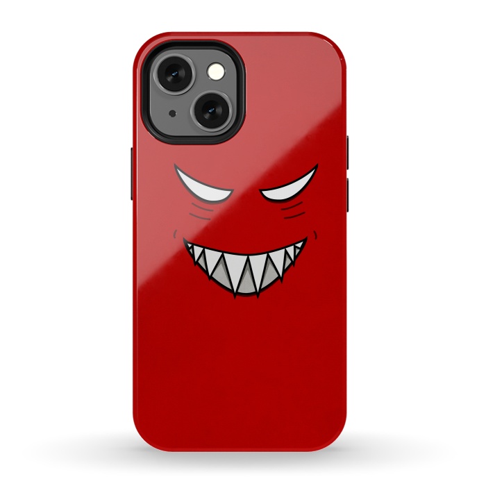 iPhone 13 mini StrongFit Evil Grinning Face by Boriana Giormova
