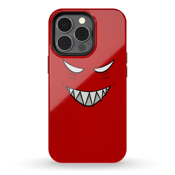 iPhone 13 pro StrongFit Evil Grinning Face by Boriana Giormova