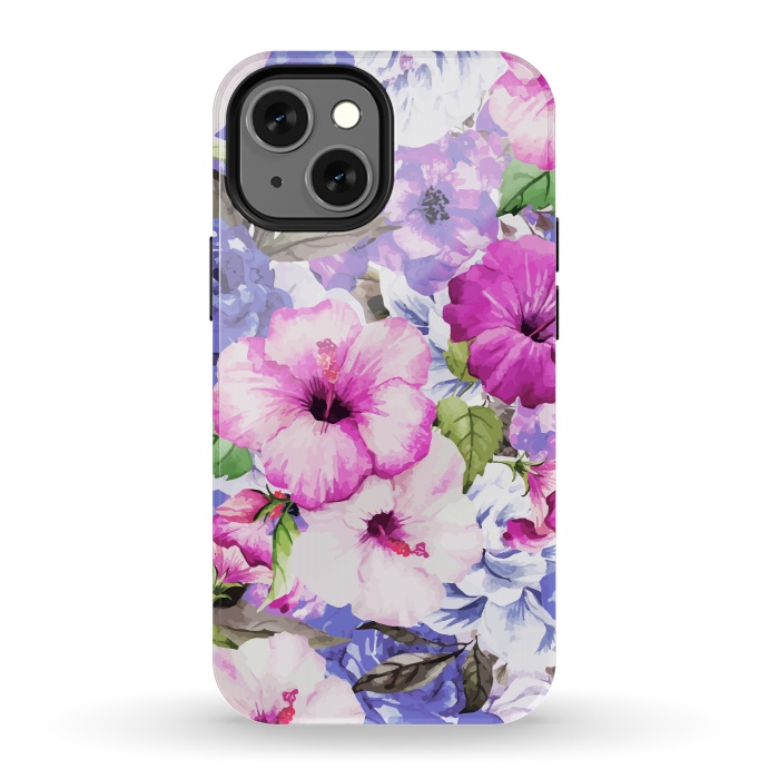 iPhone 13 mini StrongFit Purple Blossom by Uma Prabhakar Gokhale