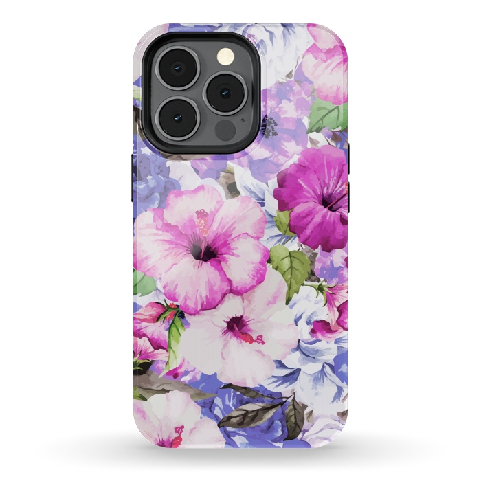 iPhone 13 pro StrongFit Purple Blossom by Uma Prabhakar Gokhale