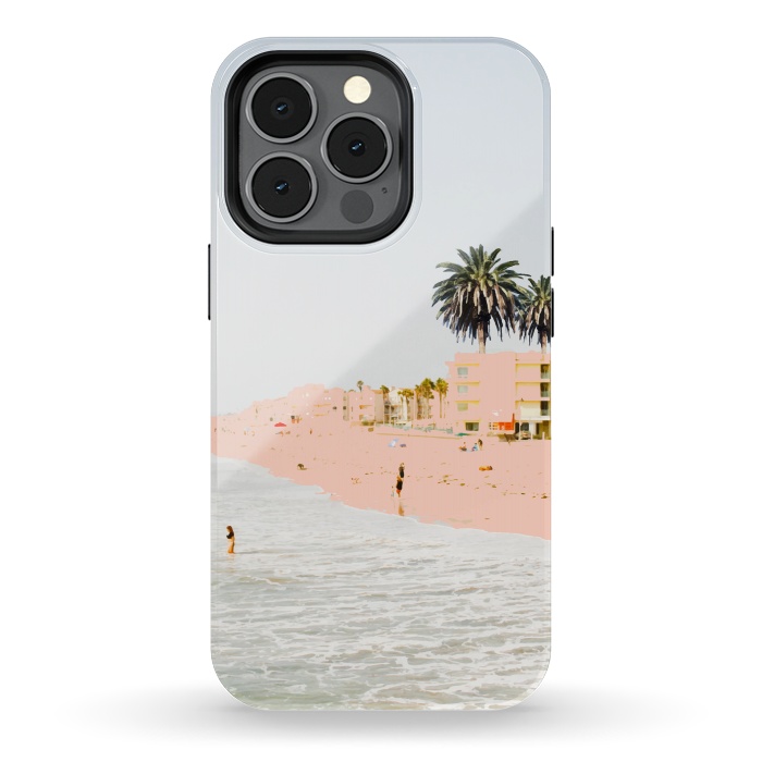 iPhone 13 pro StrongFit Pink Beach by Uma Prabhakar Gokhale