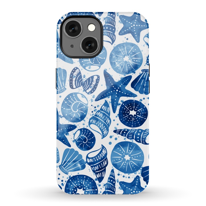 iPhone 13 StrongFit sea shells by Laura Grant