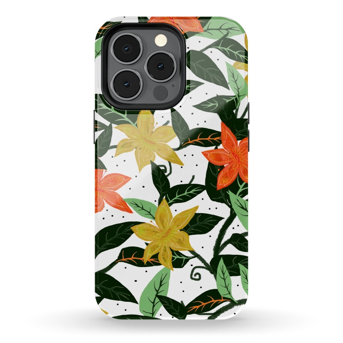 iPhone 13 pro StrongFit Tropical Rainforest by Uma Prabhakar Gokhale