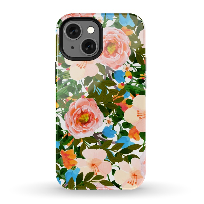 iPhone 13 mini StrongFit Rose Garden by Uma Prabhakar Gokhale