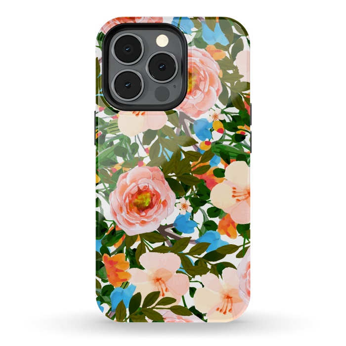 iPhone 13 pro StrongFit Rose Garden by Uma Prabhakar Gokhale