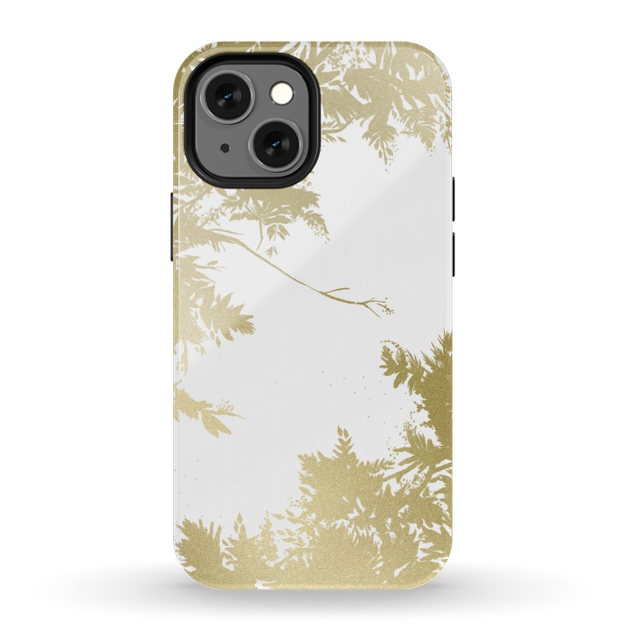 iPhone 13 mini StrongFit Night's Sky Gold by Caitlin Workman