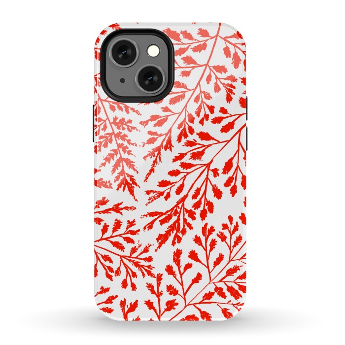 iPhone 13 mini StrongFit Foliage Red by Caitlin Workman