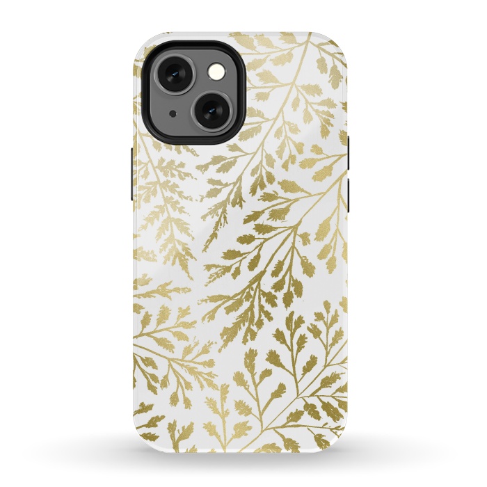 iPhone 13 mini StrongFit Foliage Gold by Caitlin Workman