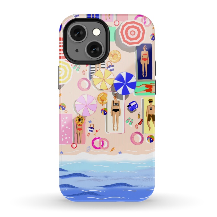 iPhone 13 mini StrongFit Beach Holiday by MUKTA LATA BARUA