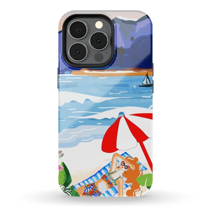 iPhone 13 pro StrongFit Beach Holiday 3 by MUKTA LATA BARUA