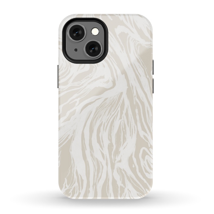 iPhone 13 mini StrongFit Nude Marble by Caitlin Workman
