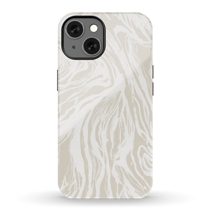 iPhone 13 StrongFit Nude Marble by Caitlin Workman